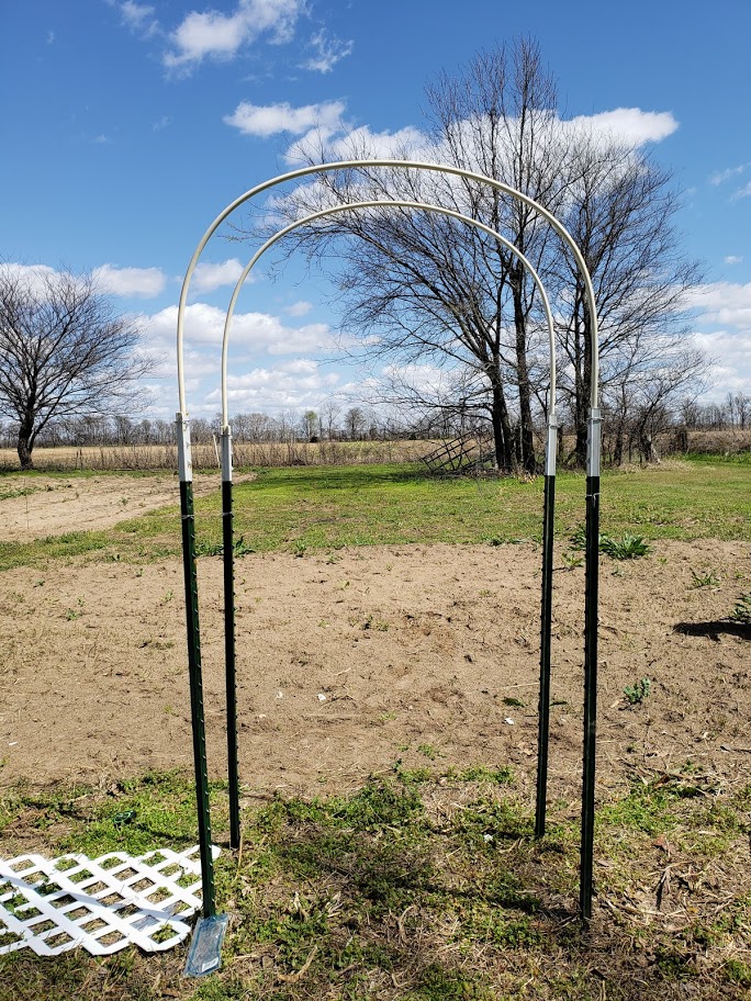 Easy Diy Garden Arch The Four Acre Farm Diy