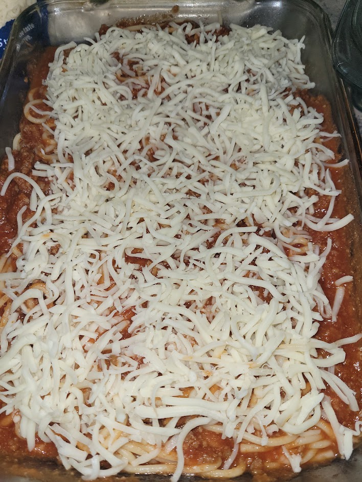 Easy Baked Spaghetti - The Four Acre Farm